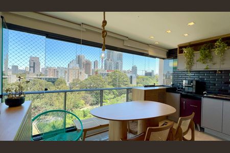 Varanda gourmet de apartamento à venda com 2 quartos, 73m² em Cerqueira César, São Paulo