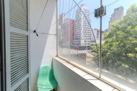 Varanda de kitnet/studio à venda com 1 quarto, 43m² em Campos Elíseos, São Paulo