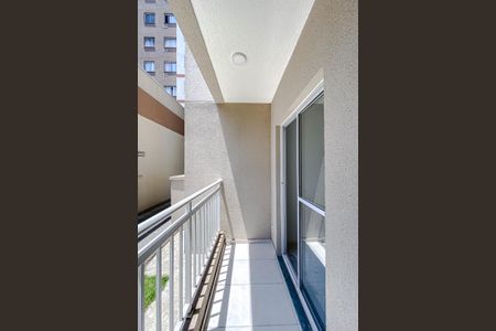 Varanda da Sala de apartamento à venda com 2 quartos, 42m² em Canindé, São Paulo
