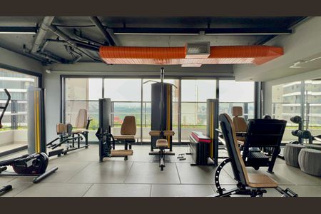 Apartamento para alugar com 40m², 1 quarto e 1 vaga Apartamento para alugar com 40m², 1 quarto e 1 vagaAcademia