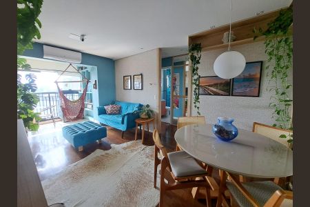 Sala de apartamento para alugar com 2 quartos, 62m² em Continental, Osasco