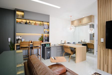 Sala de apartamento à venda com 2 quartos, 81m² em Tatuapé, São Paulo