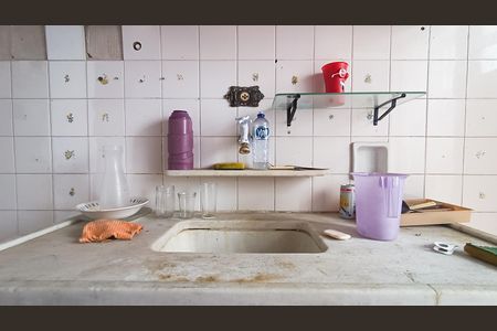 Cozinha de apartamento para alugar com 2 quartos, 87m² em Cidade Ocian, Praia Grande