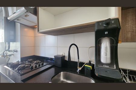 Apartamento para alugar com 63m², 2 quartos e 1 vagaDetalhe da cozinha