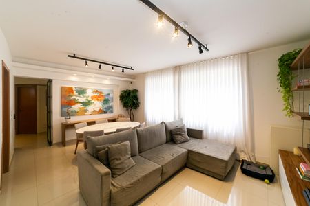 Sala de apartamento à venda com 3 quartos, 130m² em São Lucas, Belo Horizonte