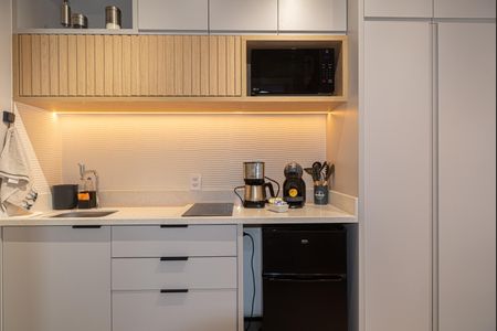 Studio à venda com 22m², 1 quarto e sem vaga Studio à venda com 22m², 1 quarto e sem vagaCozinha