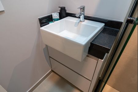 Studio à venda com 22m², 1 quarto e sem vaga Studio à venda com 22m², 1 quarto e sem vagaBanheiro