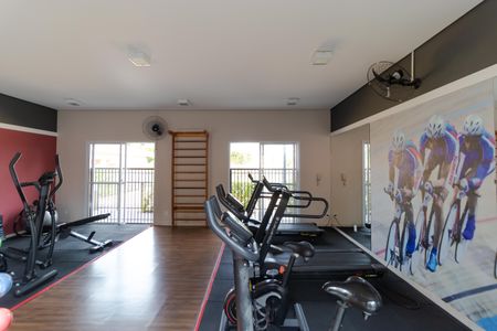 Apartamento para alugar com 58m², 2 quartos e 1 vaga Apartamento para alugar com 58m², 2 quartos e 1 vagaÁrea comum - Academia