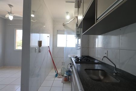 Cozinha de apartamento para alugar com 2 quartos, 46m² em Ribeirânia, Ribeirão Preto