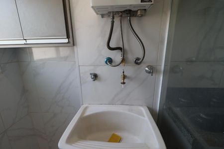 Cozinha de apartamento para alugar com 2 quartos, 46m² em Lagoinha, Ribeirão Preto