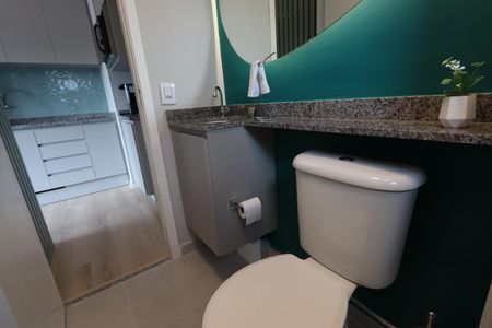 Studio para alugar com 27m², 1 quarto e sem vagaBanheiro