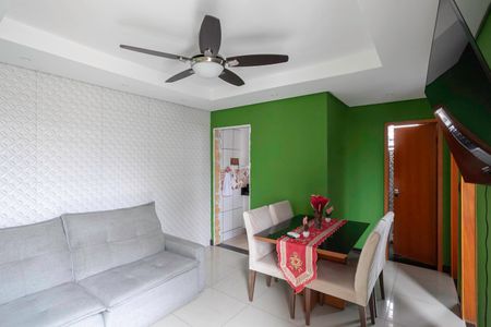 Sala de apartamento à venda com 2 quartos, 46m² em Bom Jesus, Contagem