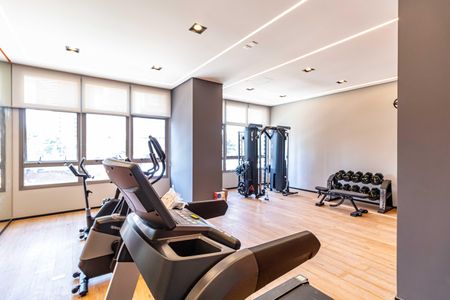 Studio para alugar com 26m², 1 quarto e sem vaga Studio para alugar com 26m², 1 quarto e sem vagaÁrea comum - Academia