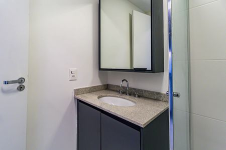 Studio para alugar com 26m², 1 quarto e sem vaga Studio para alugar com 26m², 1 quarto e sem vagaBanheiro