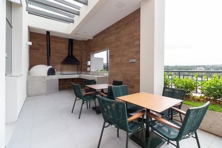 Área comum - Churrasqueira de kitnet/studio para alugar com 1 quarto, 28m² em Butantã, São Paulo