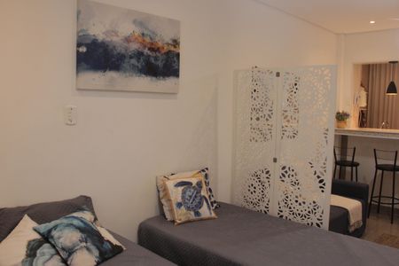 Quarto de apartamento para alugar com 1 quarto, 40m² em Boqueirão, Santos
