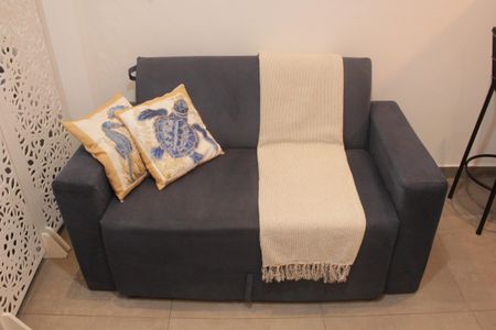 Sala de apartamento para alugar com 1 quarto, 40m² em Boqueirão, Santos