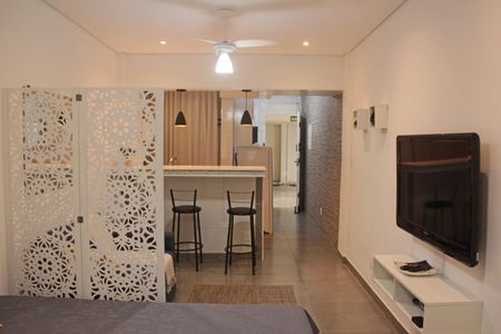 Quarto de apartamento para alugar com 1 quarto, 40m² em Boqueirão, Santos