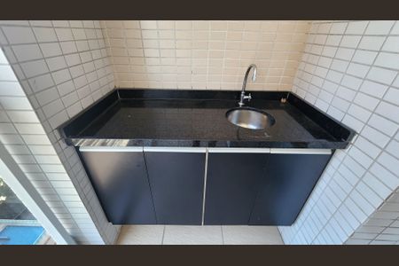 Varanda da Sala de apartamento para alugar com 1 quarto, 57m² em Gonzaga, Santos