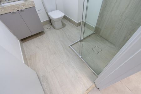 Studio para alugar com 25m², 1 quarto e sem vaga Studio para alugar com 25m², 1 quarto e sem vagaBanheiro