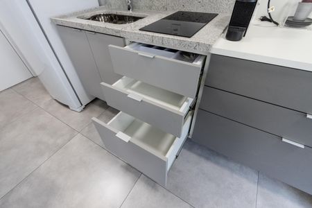 Studio para alugar com 25m², 1 quarto e sem vaga Studio para alugar com 25m², 1 quarto e sem vagaCozinha