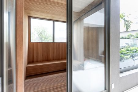 Studio para alugar com 25m², 1 quarto e sem vaga Studio para alugar com 25m², 1 quarto e sem vagaSauna