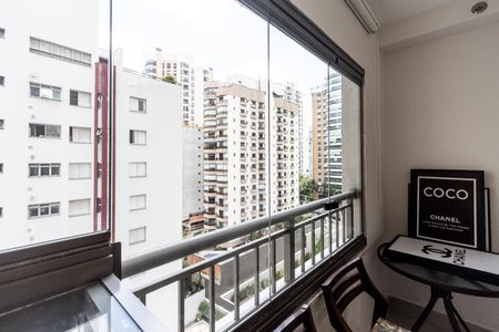 Studio para alugar com 25m², 1 quarto e sem vaga Studio para alugar com 25m², 1 quarto e sem vagaVaranda