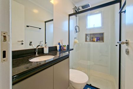 Apartamento para alugar com 76m², 2 quartos e 1 vagaBanheiro da Suíte