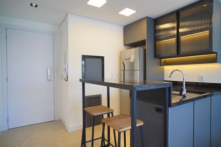Cozinha de kitnet/studio para alugar com 1 quarto, 83m² em Moinhos de Vento, Porto Alegre