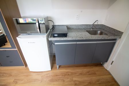 Studio para alugar com 27m², 1 quarto e sem vagaCozinha - Armários