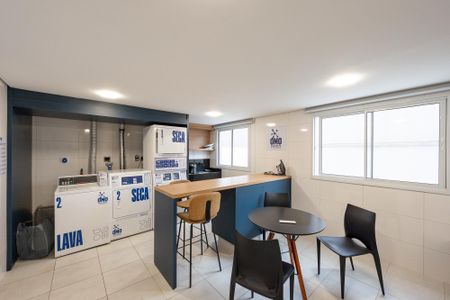 Studio para alugar com 25m², 1 quarto e sem vaga Studio para alugar com 25m², 1 quarto e sem vagaLavanderia