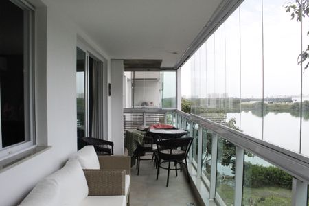 Varanda da Sala de apartamento à venda com 2 quartos, 118m² em Barra da Tijuca, Rio de Janeiro