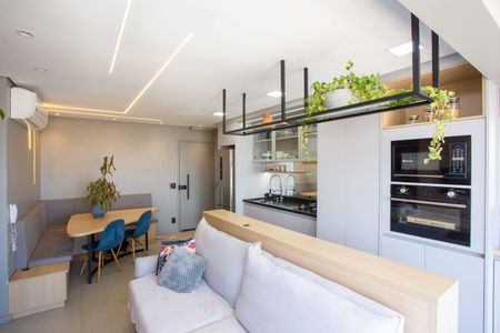 Sala de TV de apartamento para alugar com 1 quarto, 41m² em Centro, Diadema