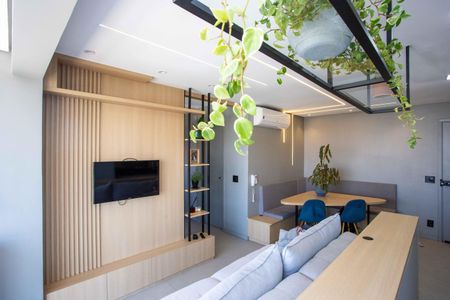 Sala de TV de apartamento para alugar com 1 quarto, 41m² em Centro, Diadema