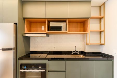 Studio à venda com 30m², 1 quarto e sem vagaCozinha