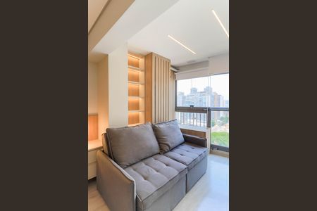 Studio à venda com 30m², 1 quarto e sem vagaVaranda