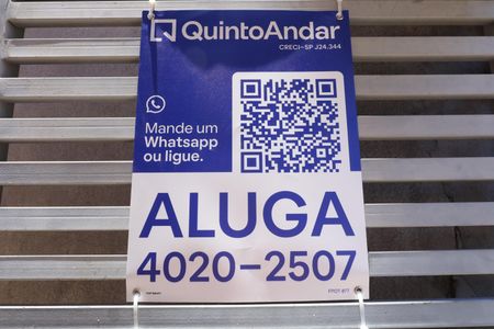 Casa para alugar com 40m², 1 quarto e sem vagaPlaca instalada no portão do imóvel - Código FPOT-877