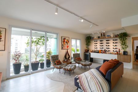 Sala de apartamento à venda com 3 quartos, 219m² em Campo Belo, São Paulo