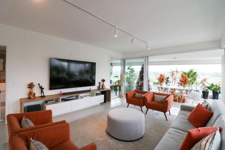 Sala de apartamento à venda com 3 quartos, 219m² em Campo Belo, São Paulo