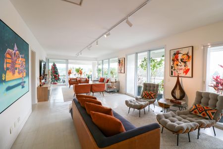 Sala de apartamento à venda com 3 quartos, 219m² em Campo Belo, São Paulo