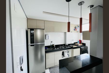 Cozinha de apartamento à venda com 2 quartos, 44m² em Bom Jesus, Contagem