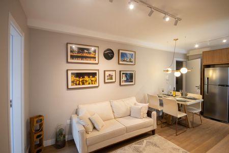 Sala de apartamento à venda com 1 quarto, 43m² em Vila Gustavo, São Paulo