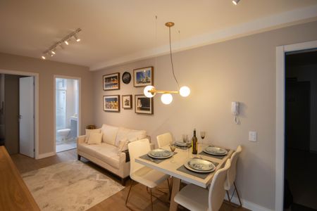 Sala de apartamento à venda com 1 quarto, 43m² em Vila Gustavo, São Paulo