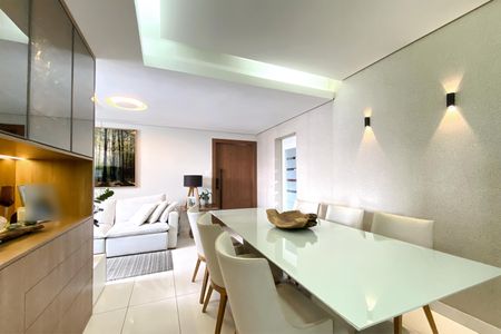 Sala de apartamento à venda com 3 quartos, 96m² em Palmares, Belo Horizonte