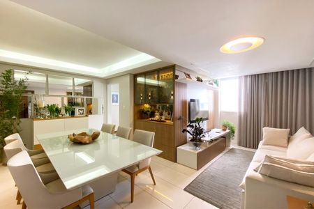 Sala de apartamento à venda com 3 quartos, 96m² em Palmares, Belo Horizonte