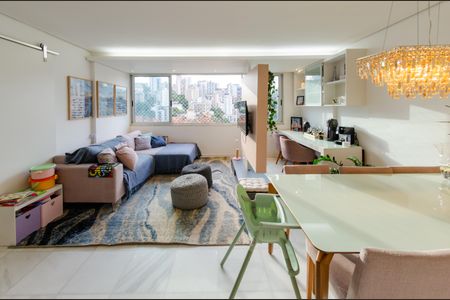 Sala de apartamento à venda com 3 quartos, 98m² em Vila Paris, Belo Horizonte