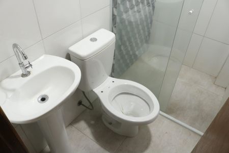 Banheiro de apartamento para alugar com 1 quarto, 36m² em Barra Funda, São Paulo