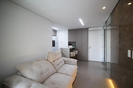 Sala de apartamento para alugar com 1 quarto, 48m² em Indianópolis, São Paulo