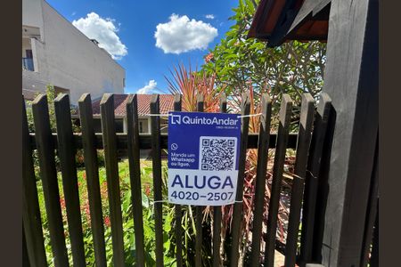 Casa para alugar com 98m², 2 quartos e 1 vaga Casa para alugar com 98m², 2 quartos e 1 vagaPlaca