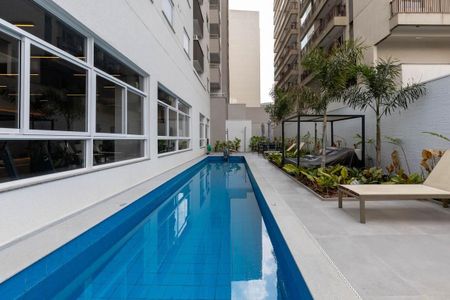 Apartamento para alugar com 29m², 1 quarto e sem vaga Apartamento para alugar com 29m², 1 quarto e sem vagaPiscina